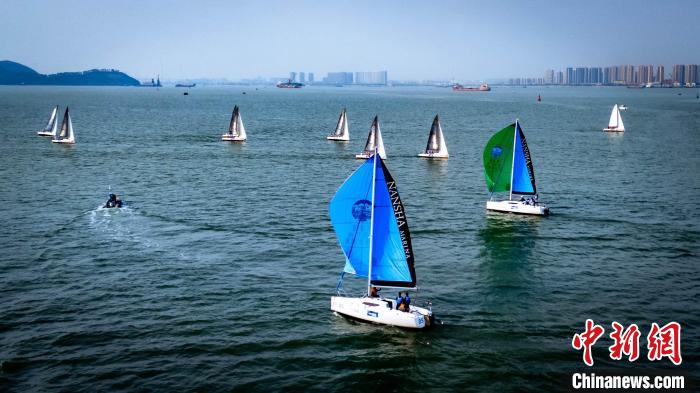 广州帆船赛开赛 国际选手齐聚大湾区竞逐海上赛