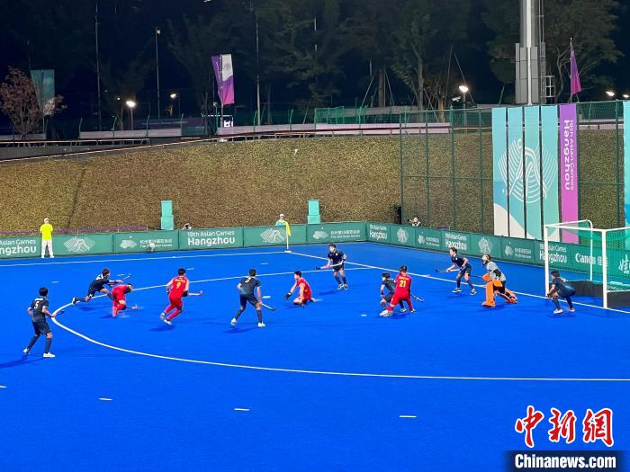 杭州亚运会男子曲棍球半决赛中日对决 中国队